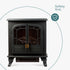 Victoria Electric Fireplace - Black